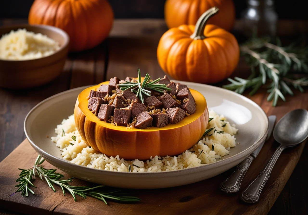 Patissons with Ground Meat Filling