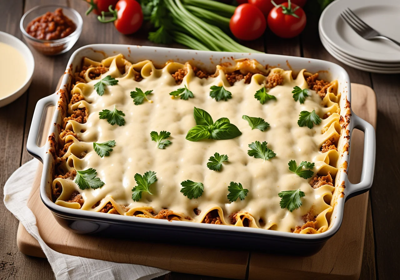 Pasta Bake with Bechamel
