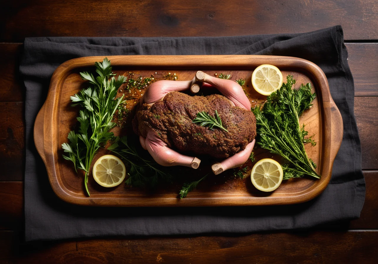 Herb Stuffed Lamb