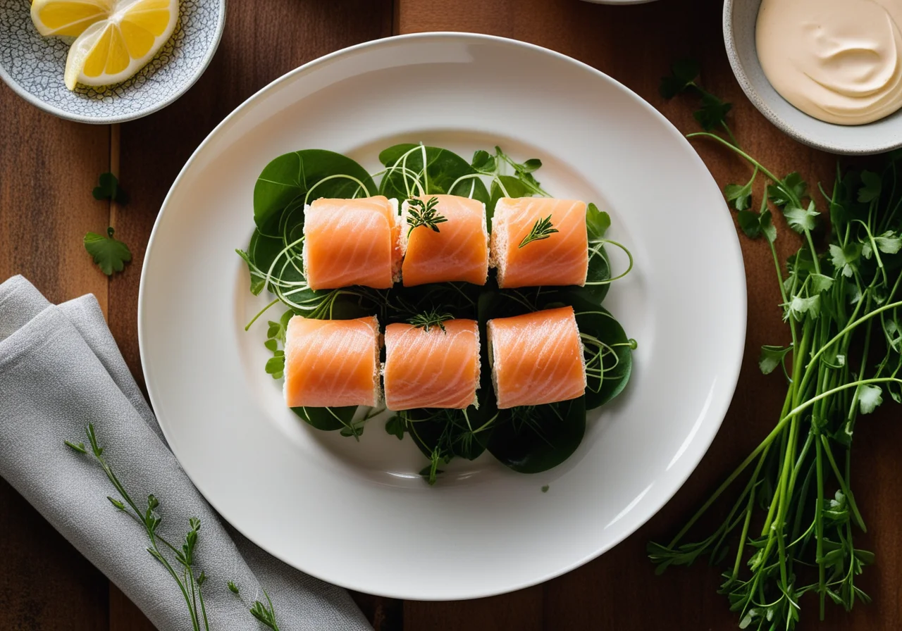 Smoked Salmon Rolls
