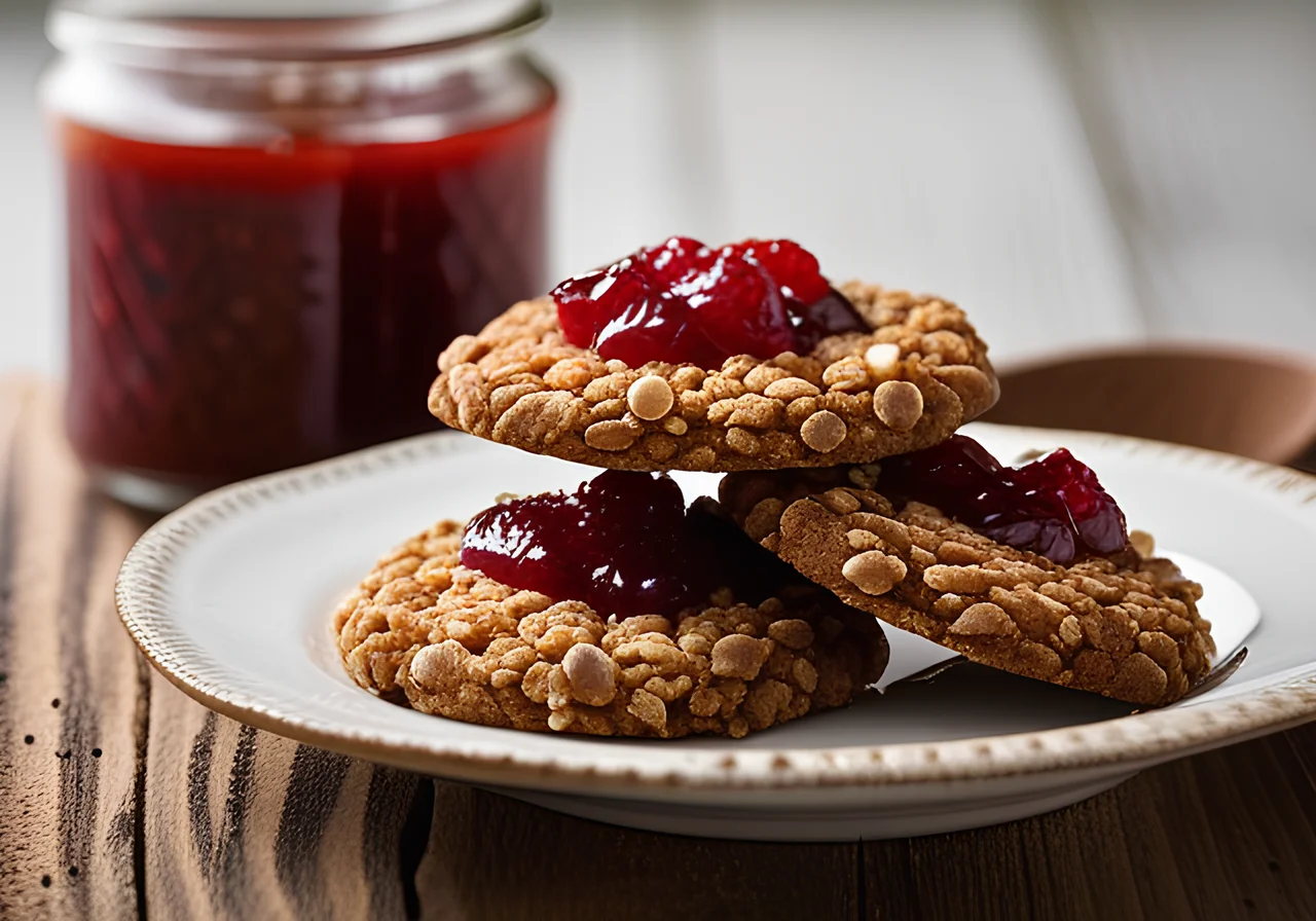 Whole‑grain Cookies with Chia Jam