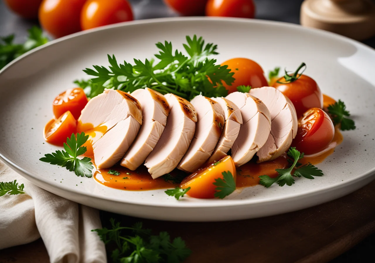 Poached Chicken Breast