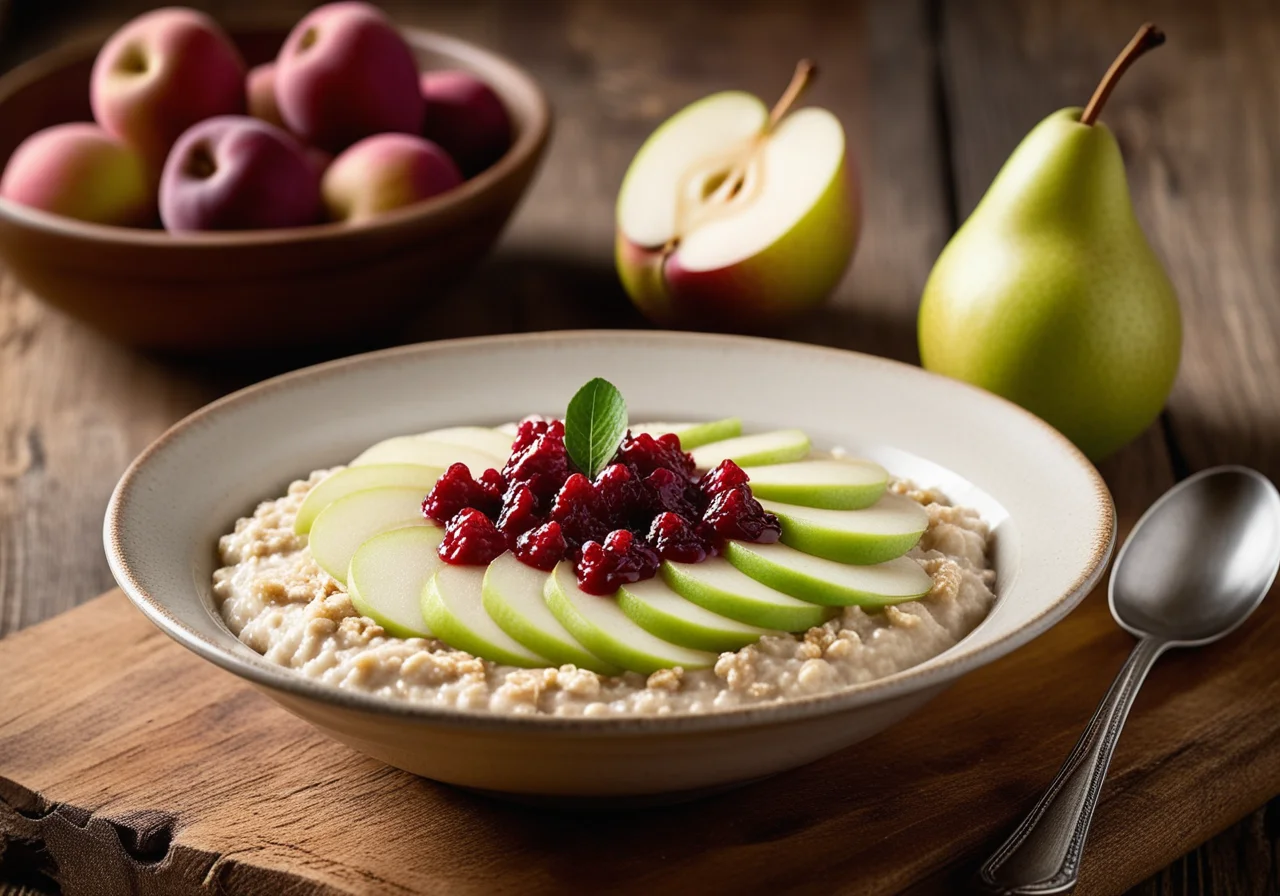 Oatmeal with Pear