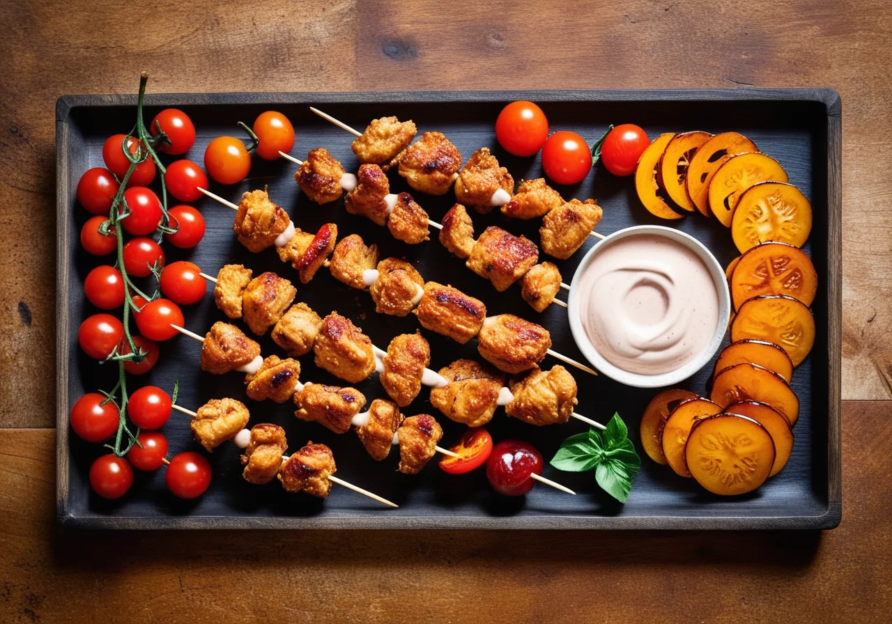 Air Fryer Chicken Skewers