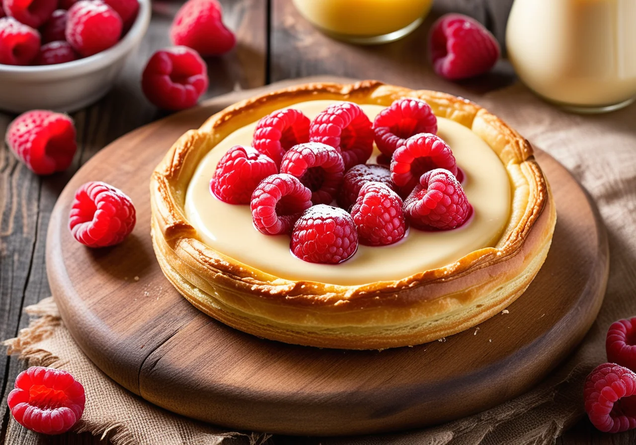 Schillerlocken with Pudding Filling and Apricots