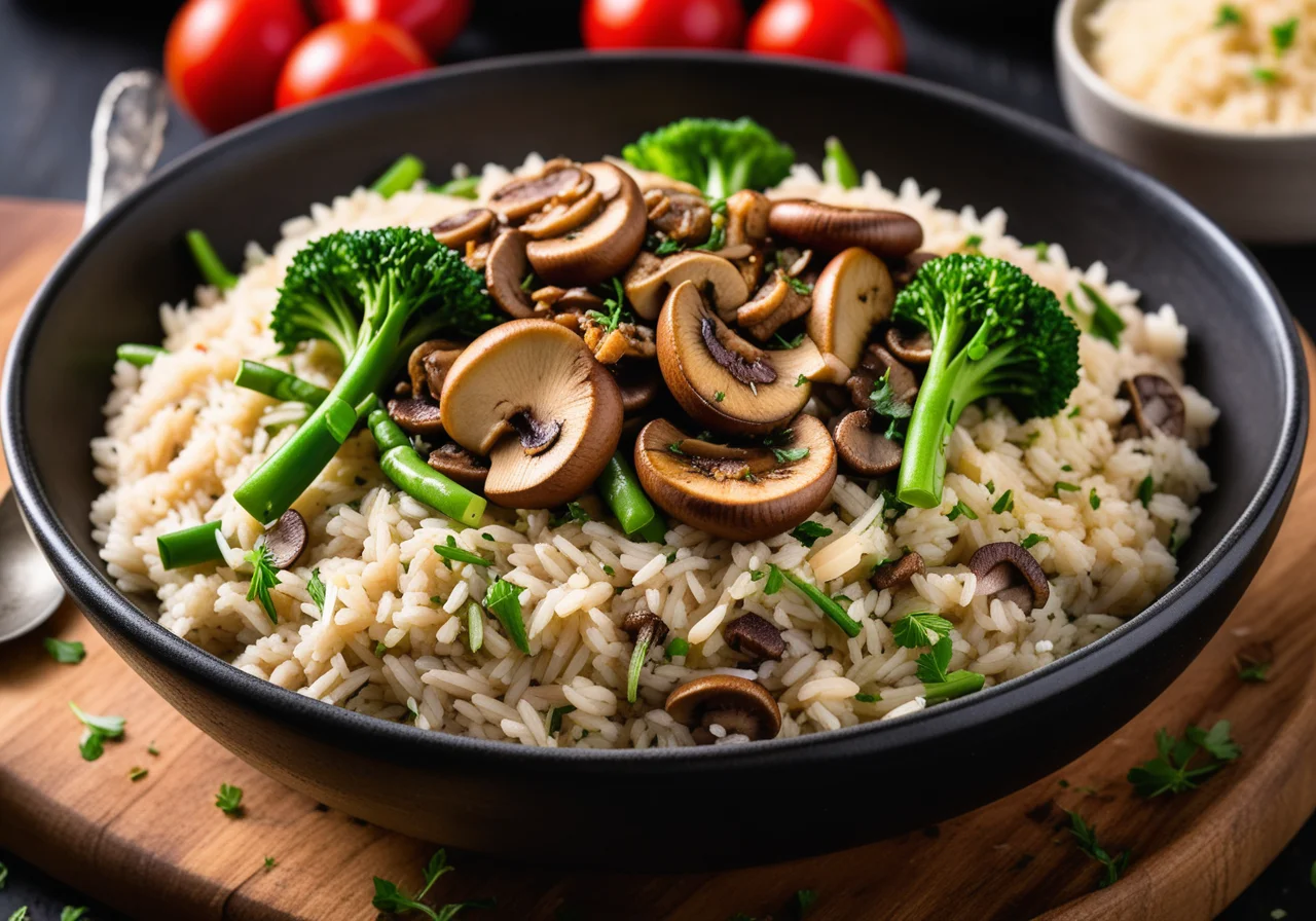 Vegetable Mushroom Rice