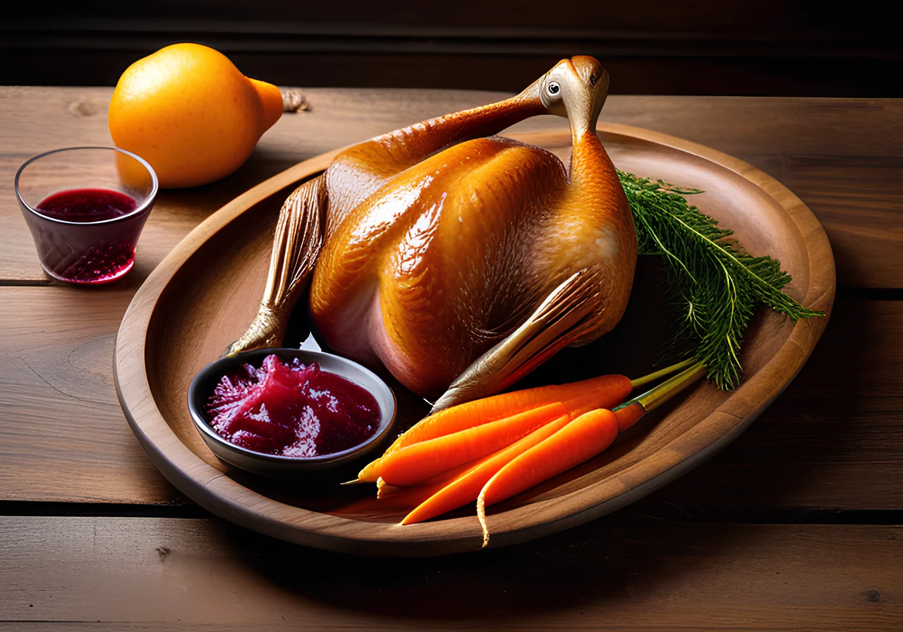 Stuffed Goose According to Grandma's Recipe