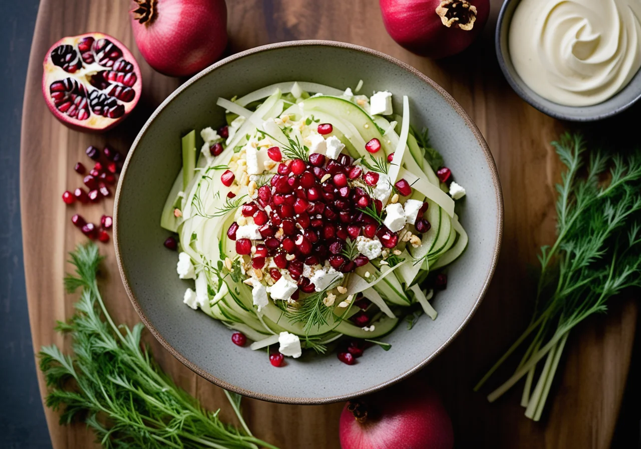 Fennel Salad with Pomegranate