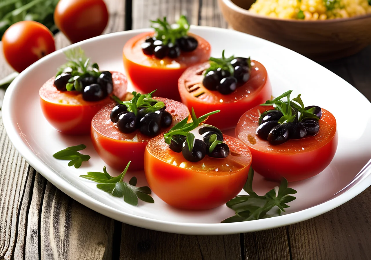 Tomatoes Stuffed with Bulgur
