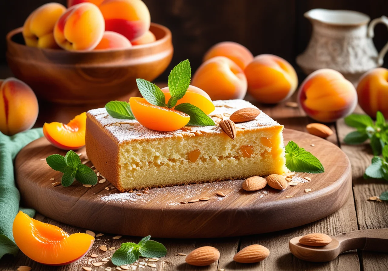 Almond-Apricot Cake