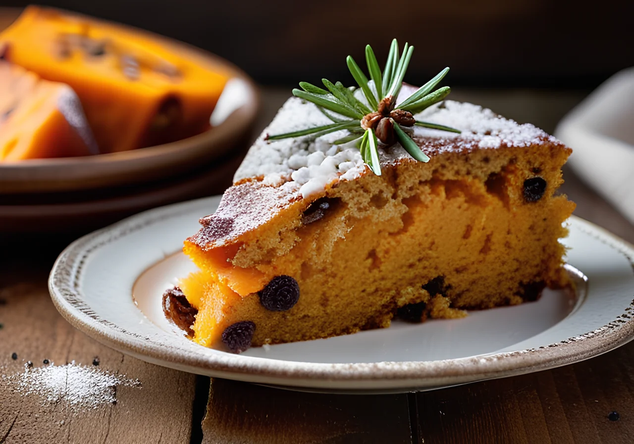Sweet Potato- Raisin Cake