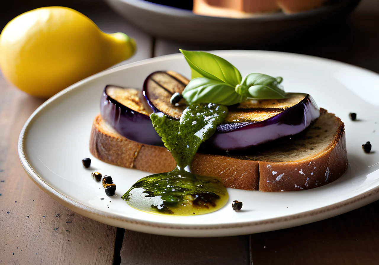 Eggplant Bruschetta
