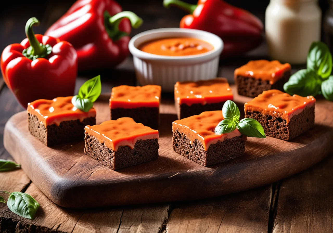 Pumpernickel Cubes with Various Spread Layers