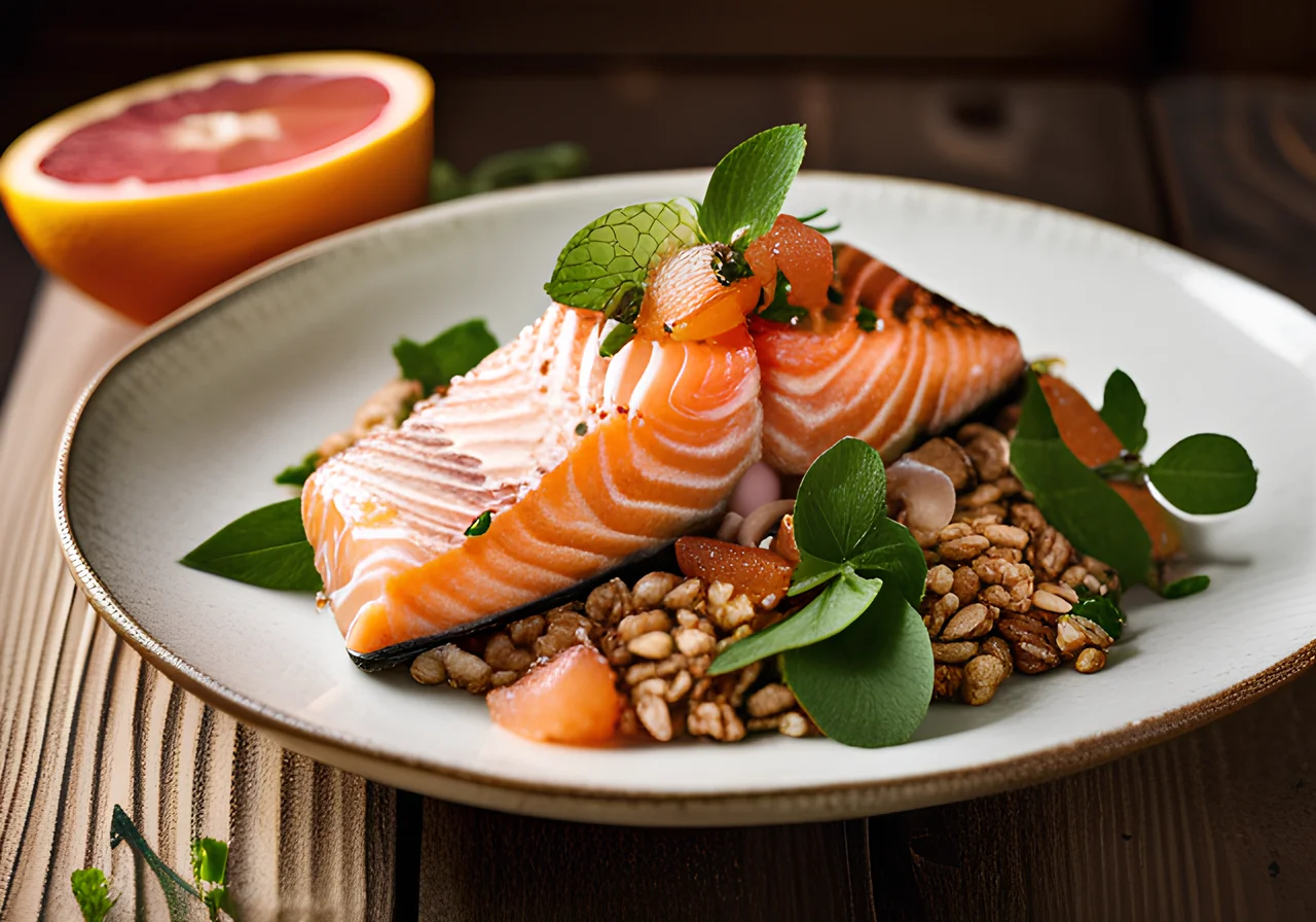 Spelt Salmon Salad