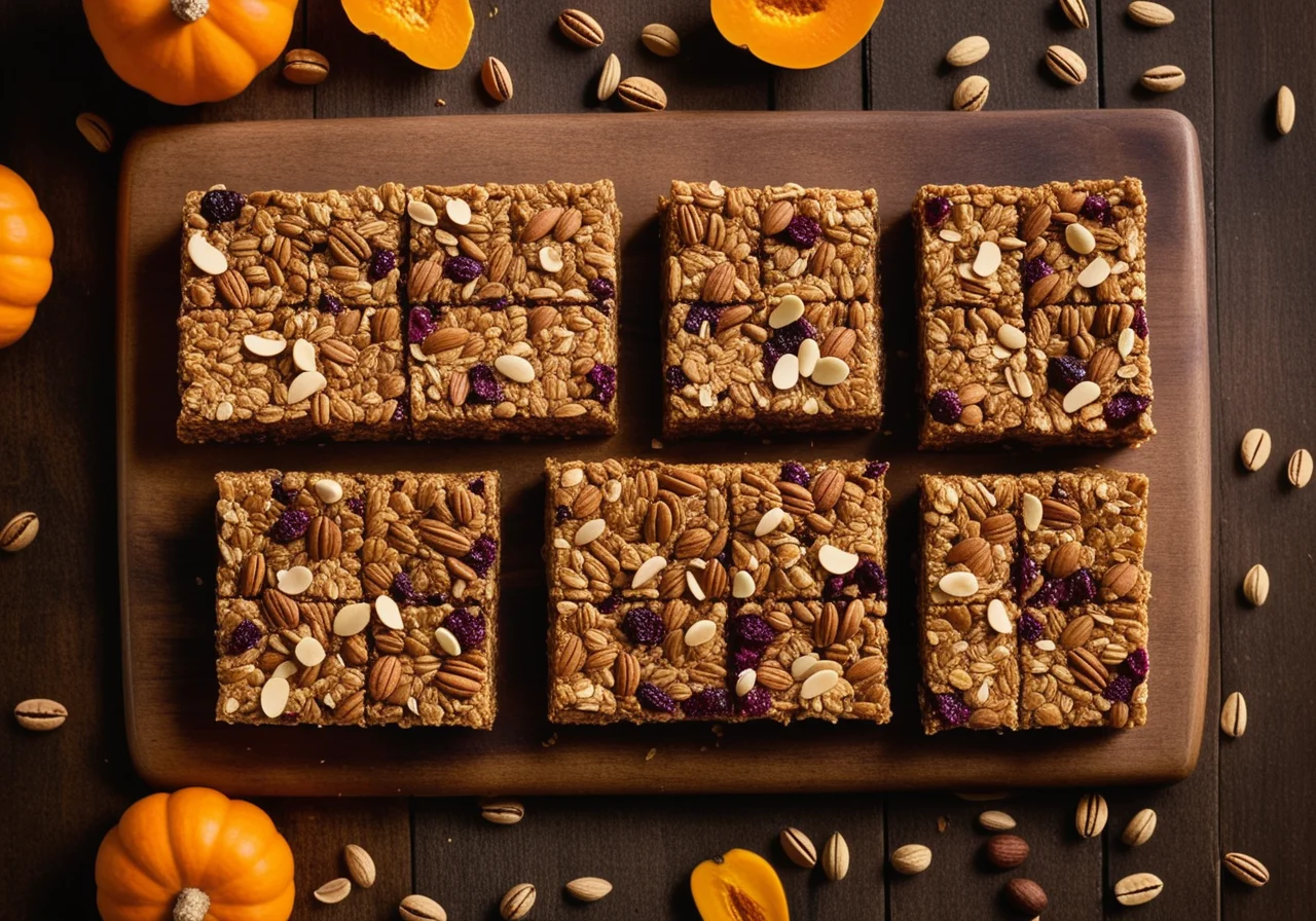 Granola Bars with Amaranth and Pumpkin Seeds