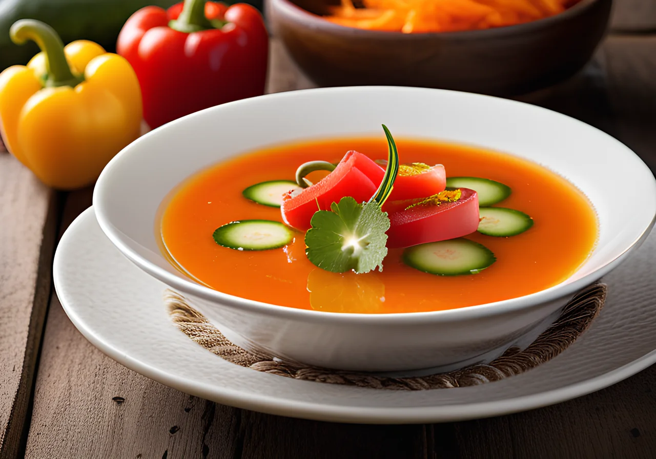 Gazpacho with White Bread for the Thermomix®