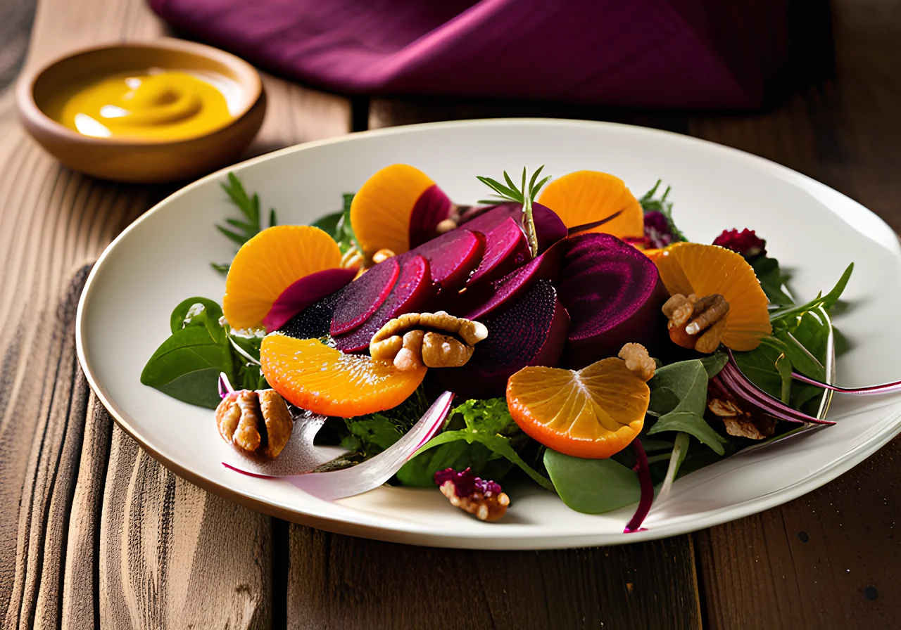 Field Salad with Beetroot