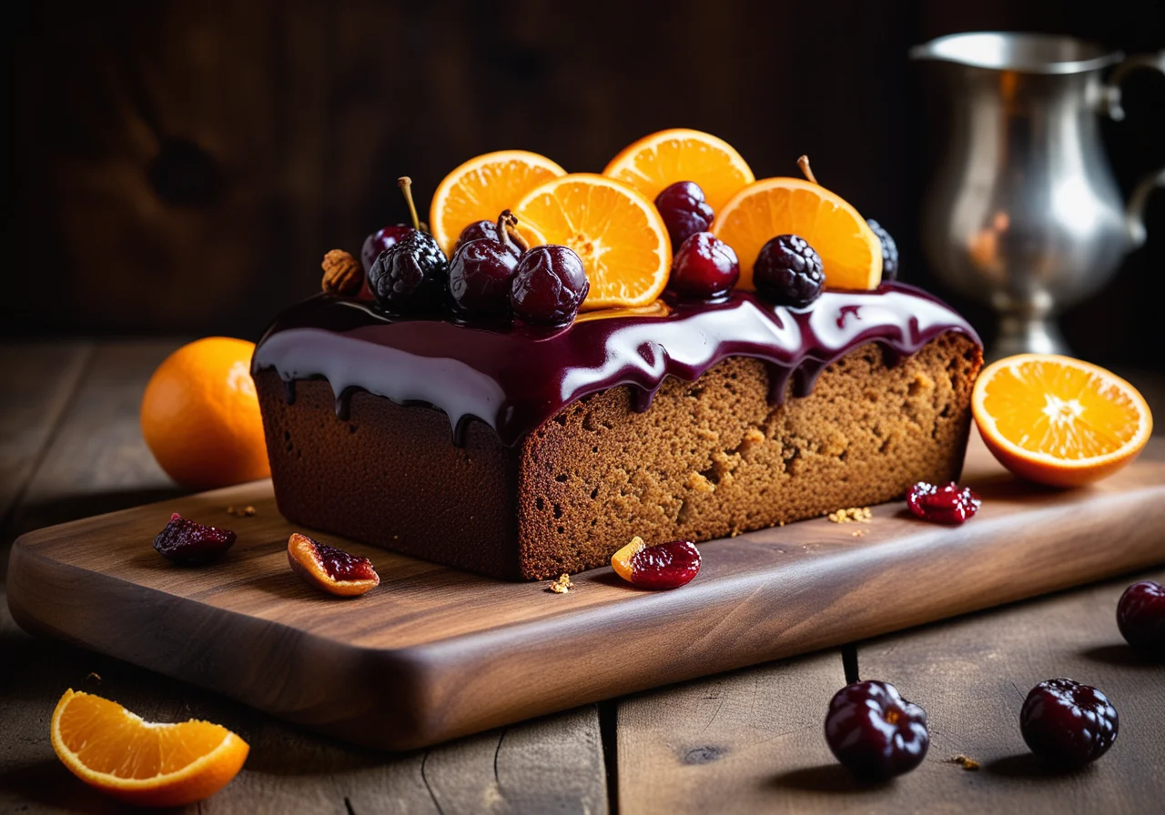 Christmas Cake with Dried Fruits