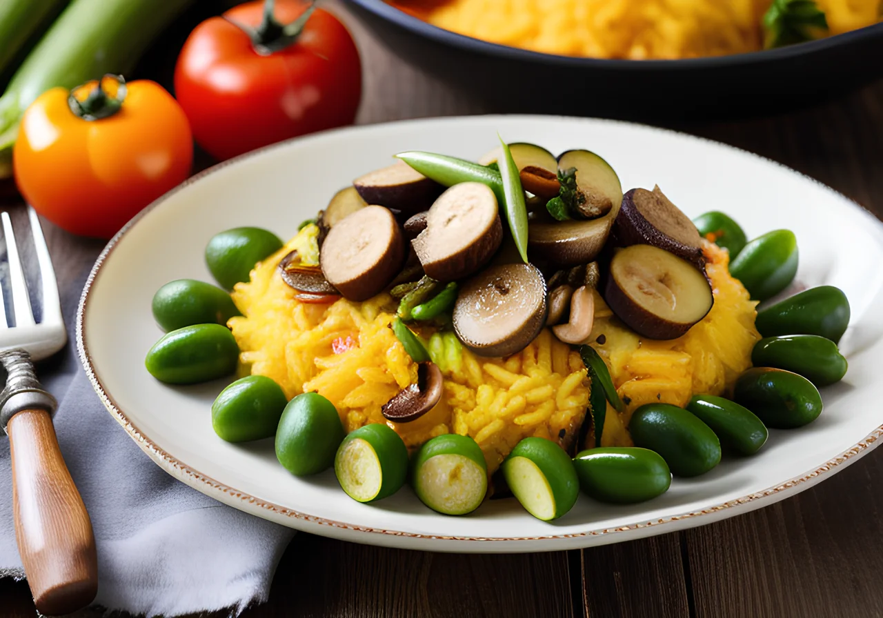 Rice Vegetable Stir‑Fry