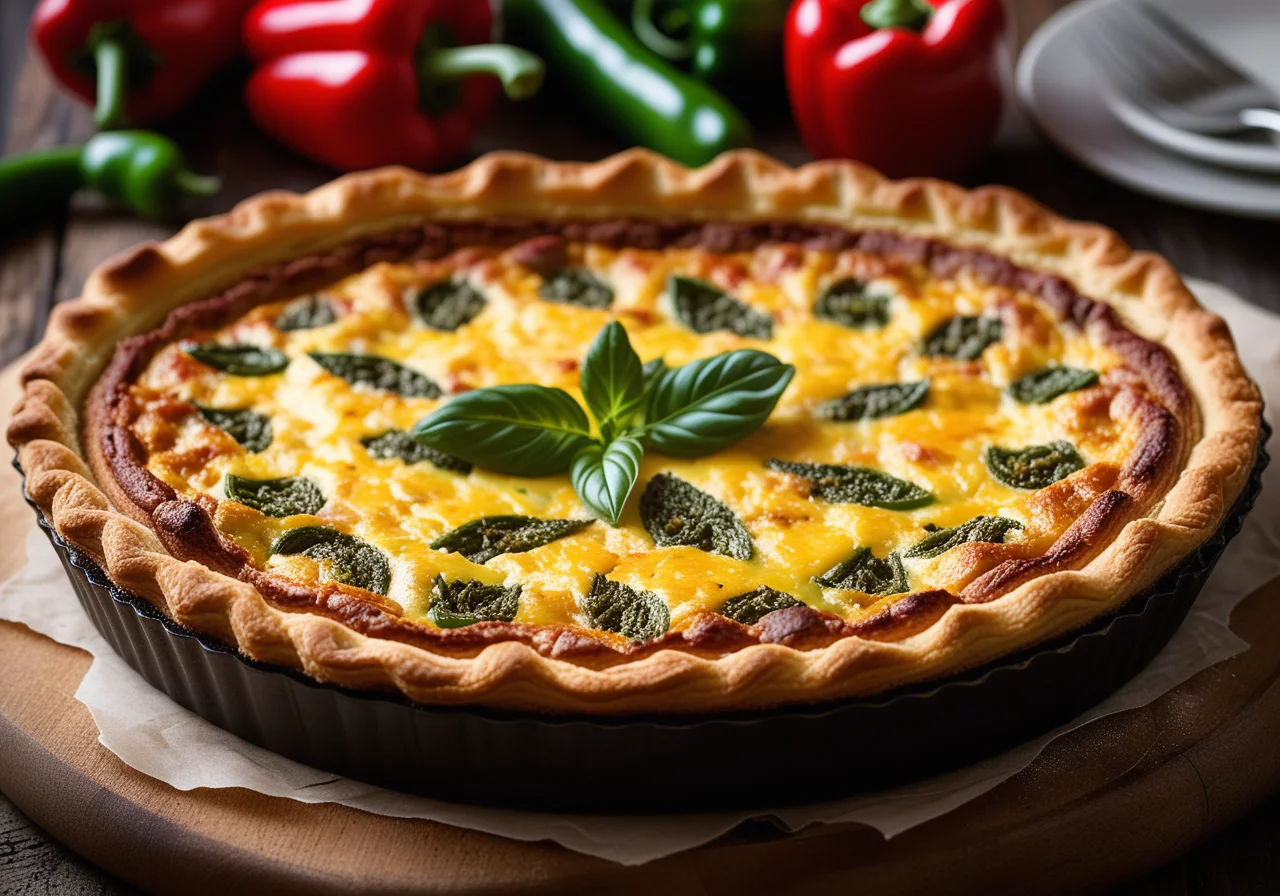 Paprika Cake with Sausage