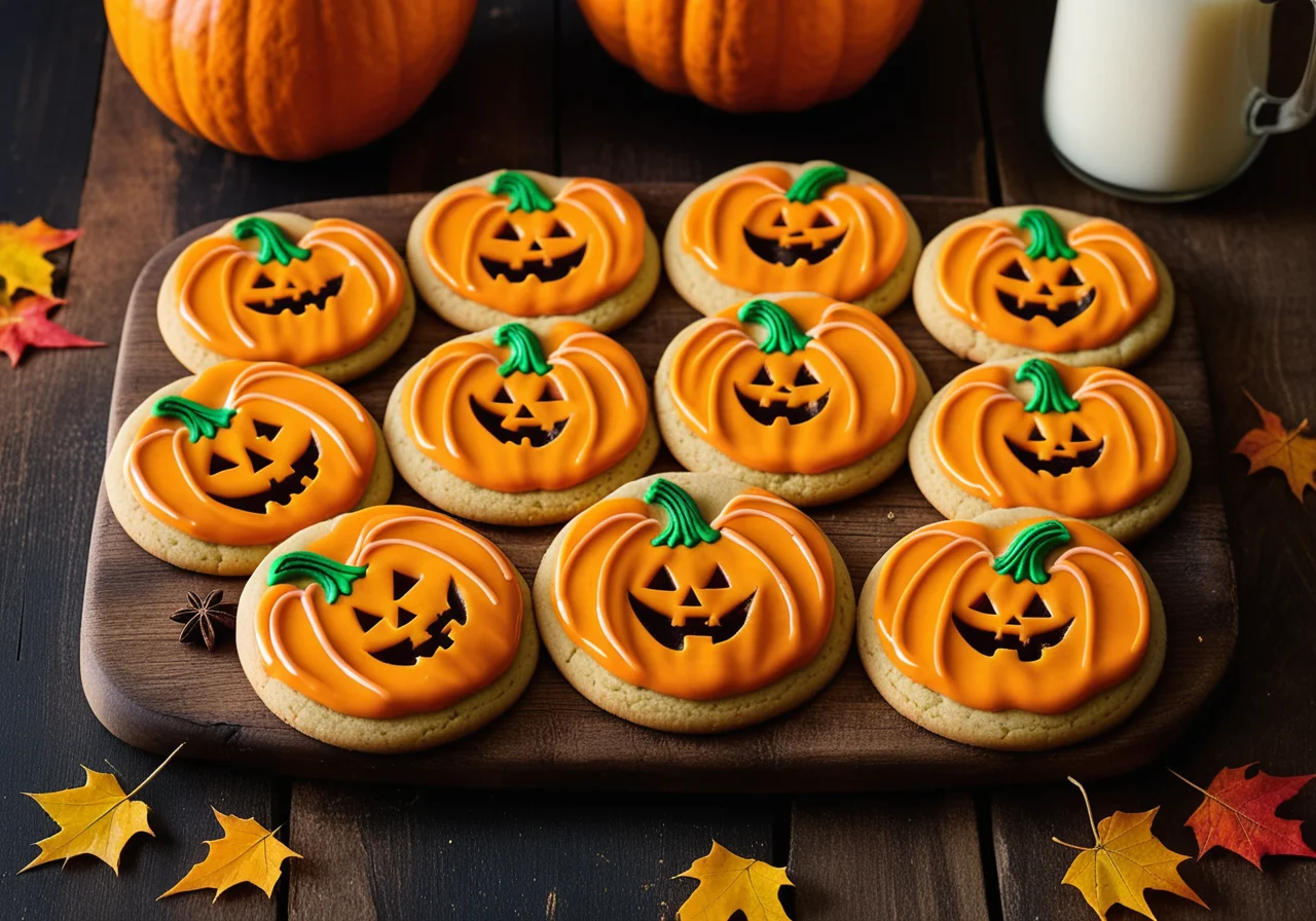Halloween Shortbread Cookies
