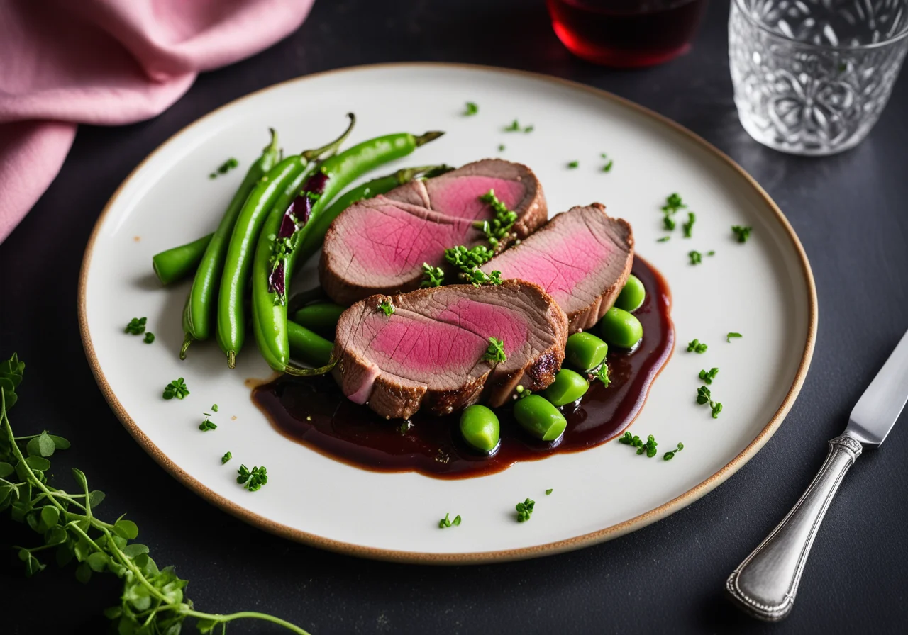 Steamed Veal Fillet Steaks