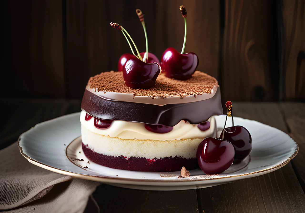 Cherry Cream Cake