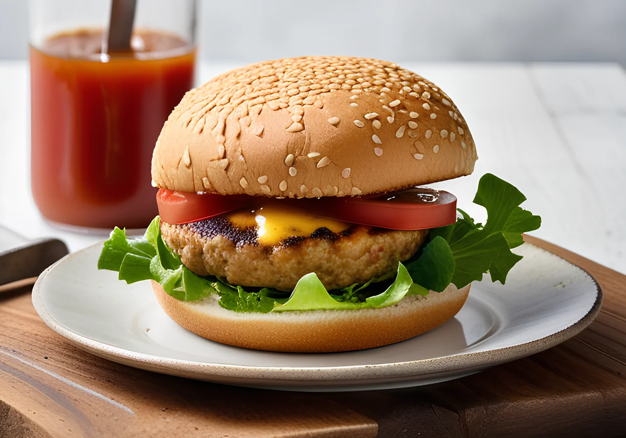 Beef and Tofu Burger