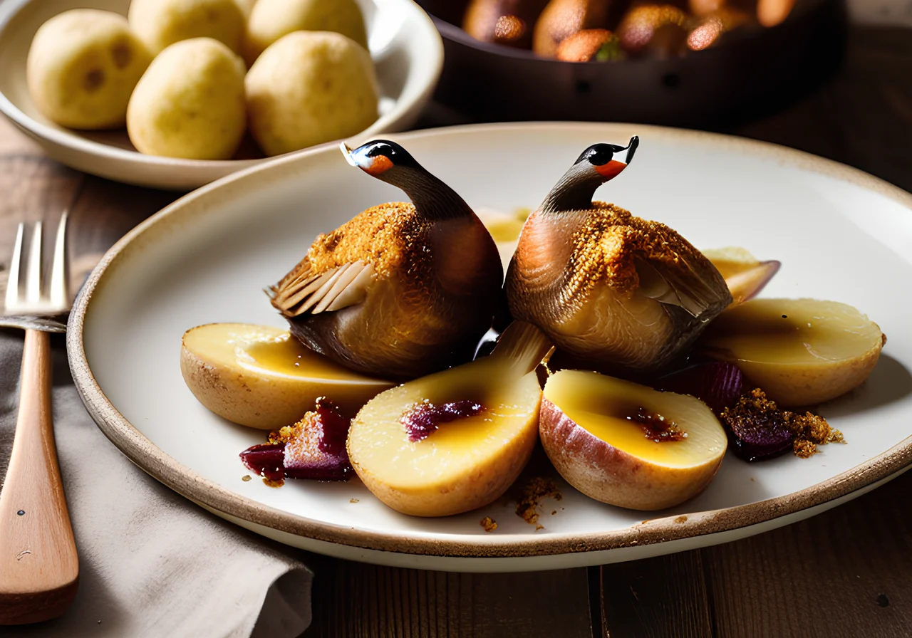 Goose with Potato Dumplings
