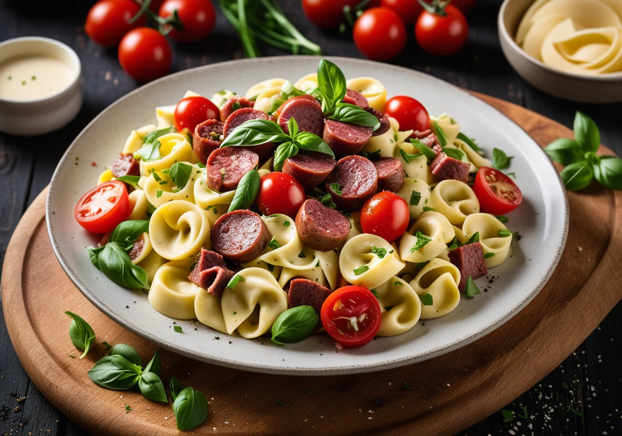Tortellini Salad with Sausage