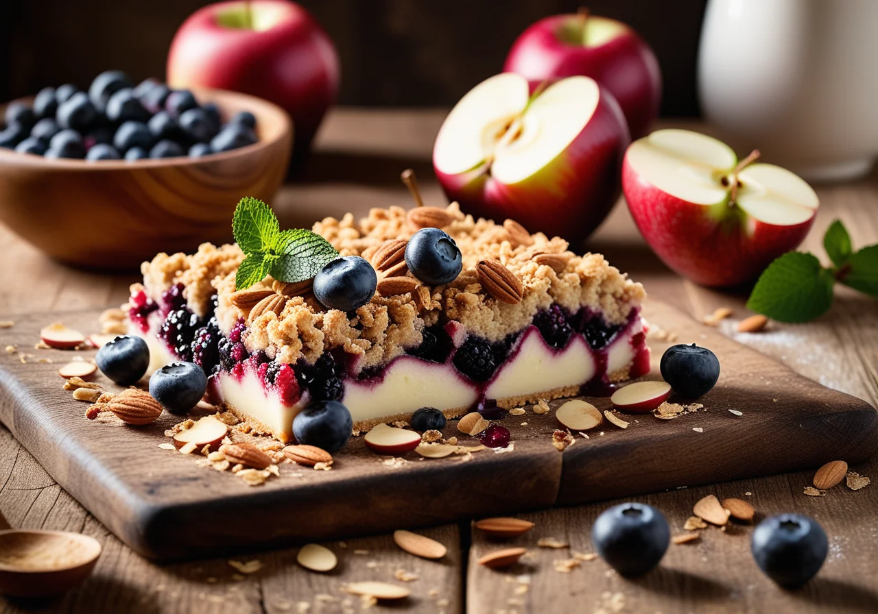 Apple and Berry Crumble