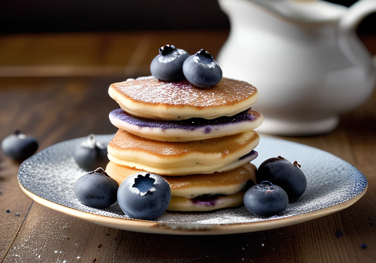 Blueberry Mini Pancakes
