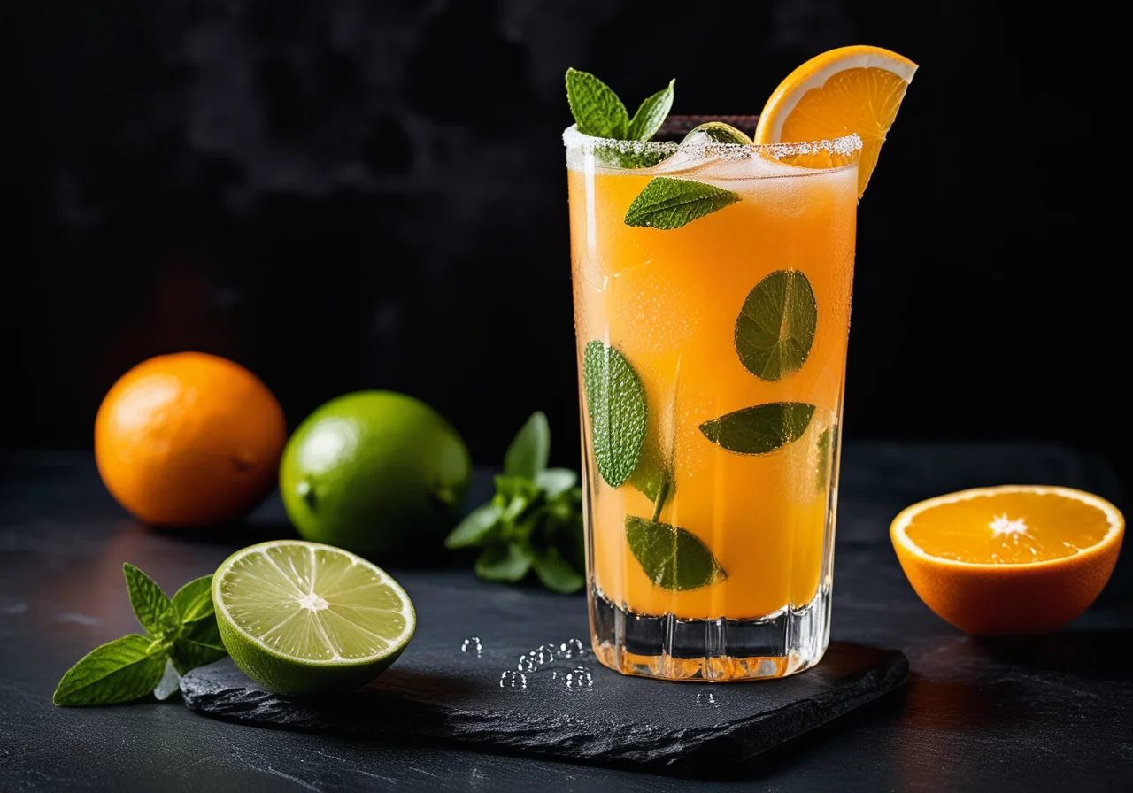Mandarinen-Limetten-Drink