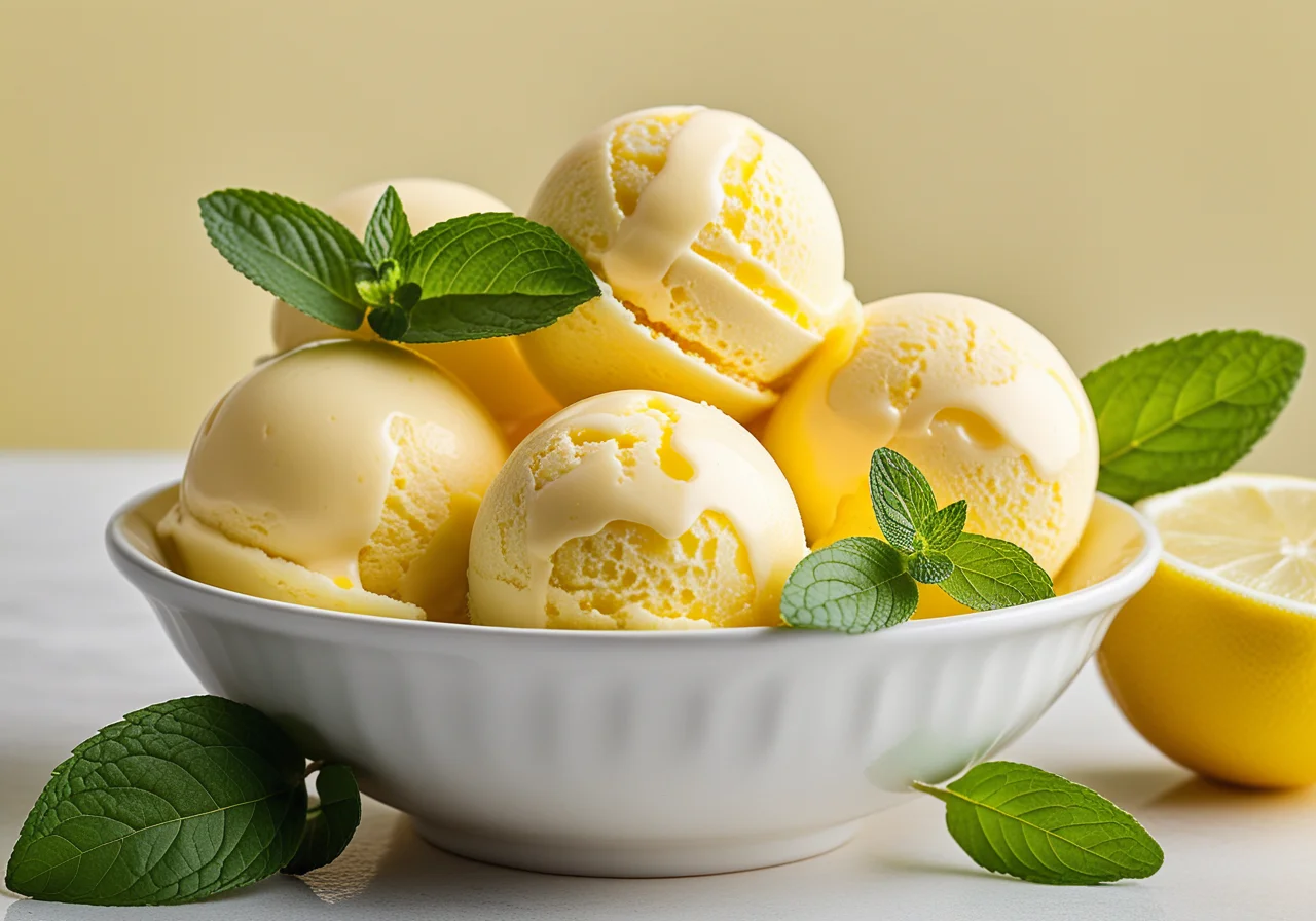 Lemon Ice Cream