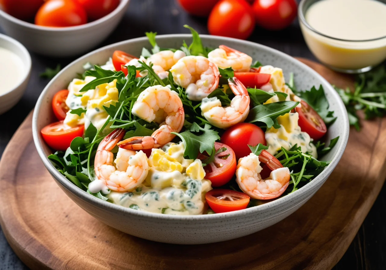 Egg Salad with Shrimp