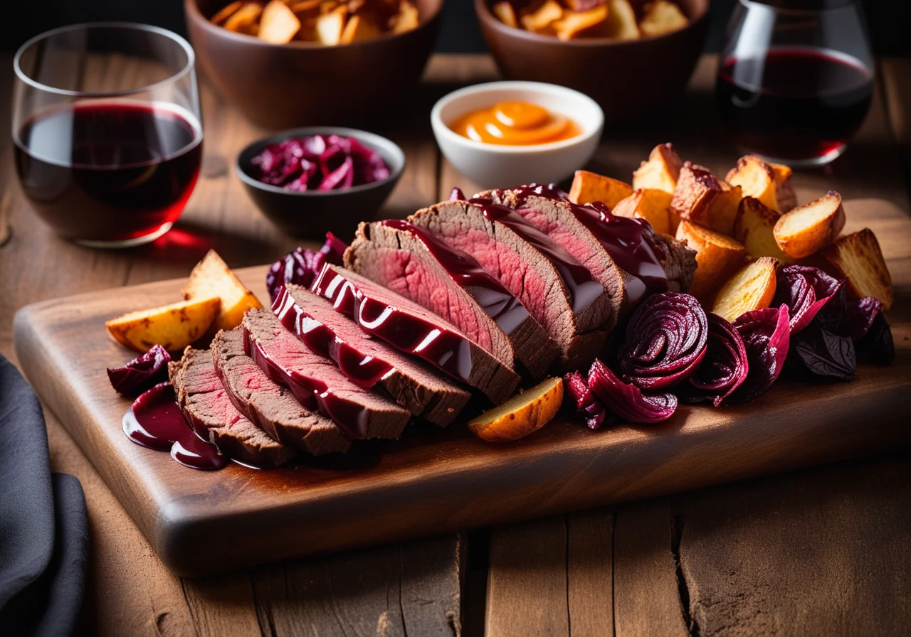 Beef Roast in Red Wine Sauce