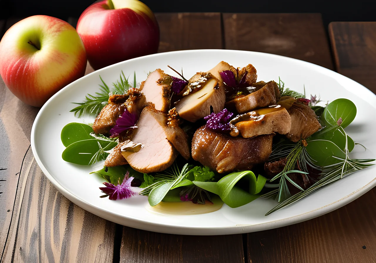 Leafy Salad with Chicken Liver