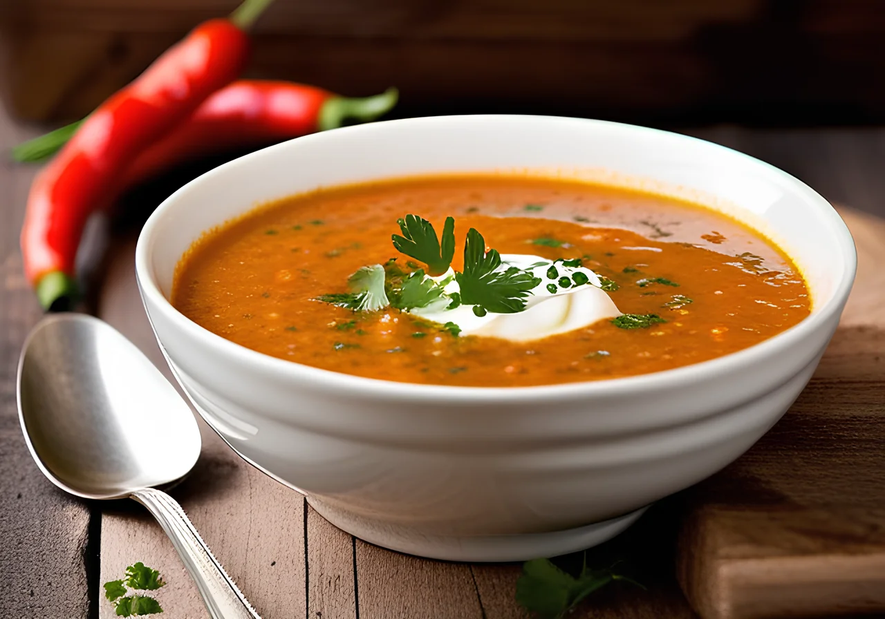 Red Lentil Soup with Coriander