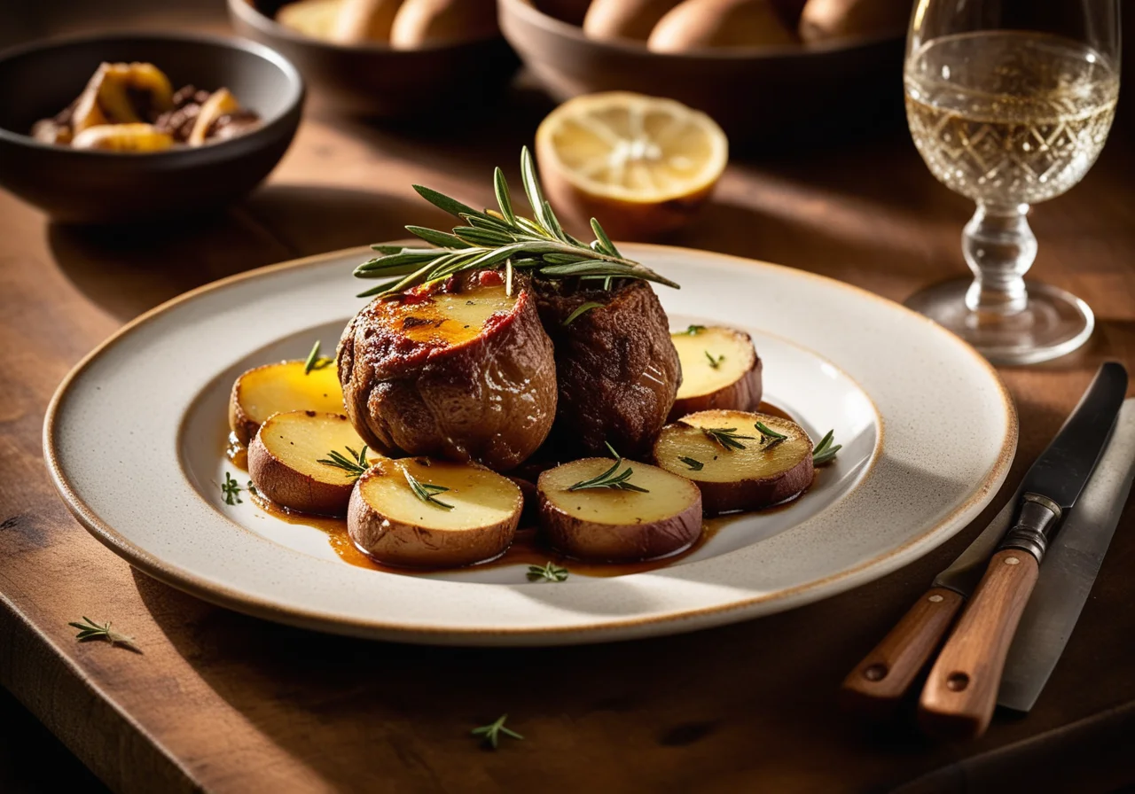 Lamb and Potatoes from Italy