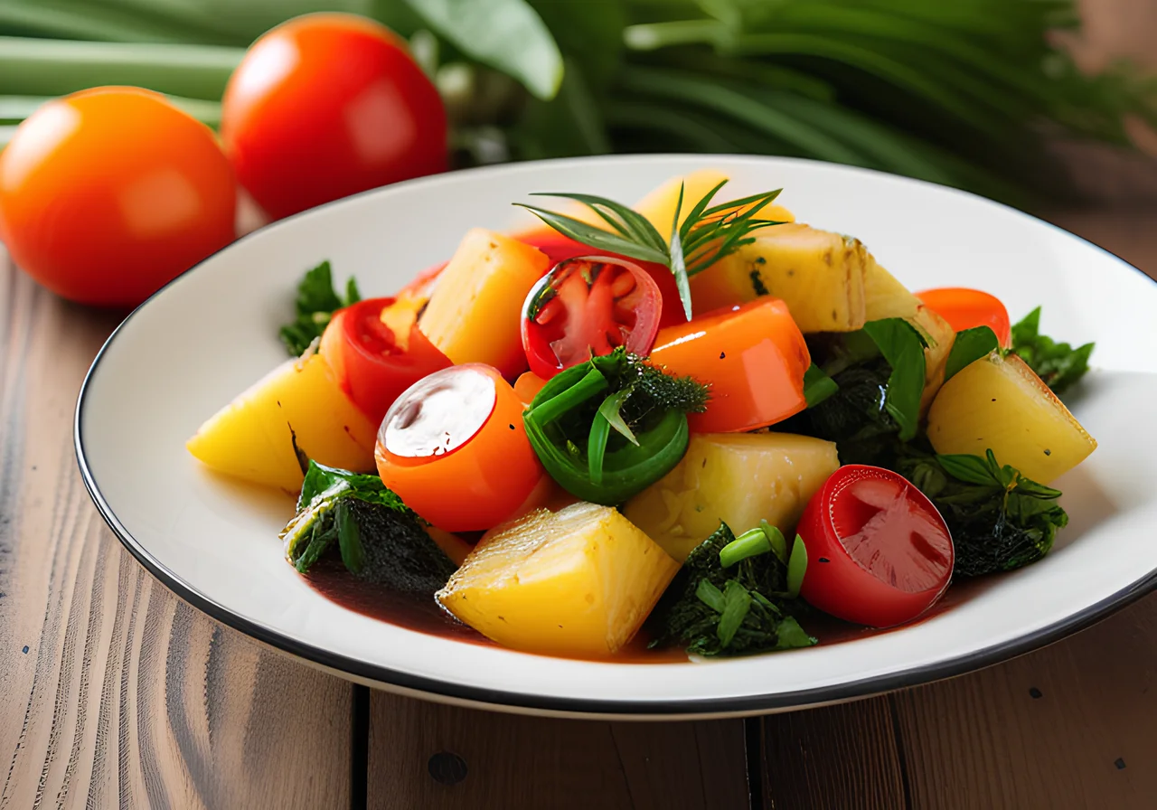 Pineapple Stir-Fry Vegetables