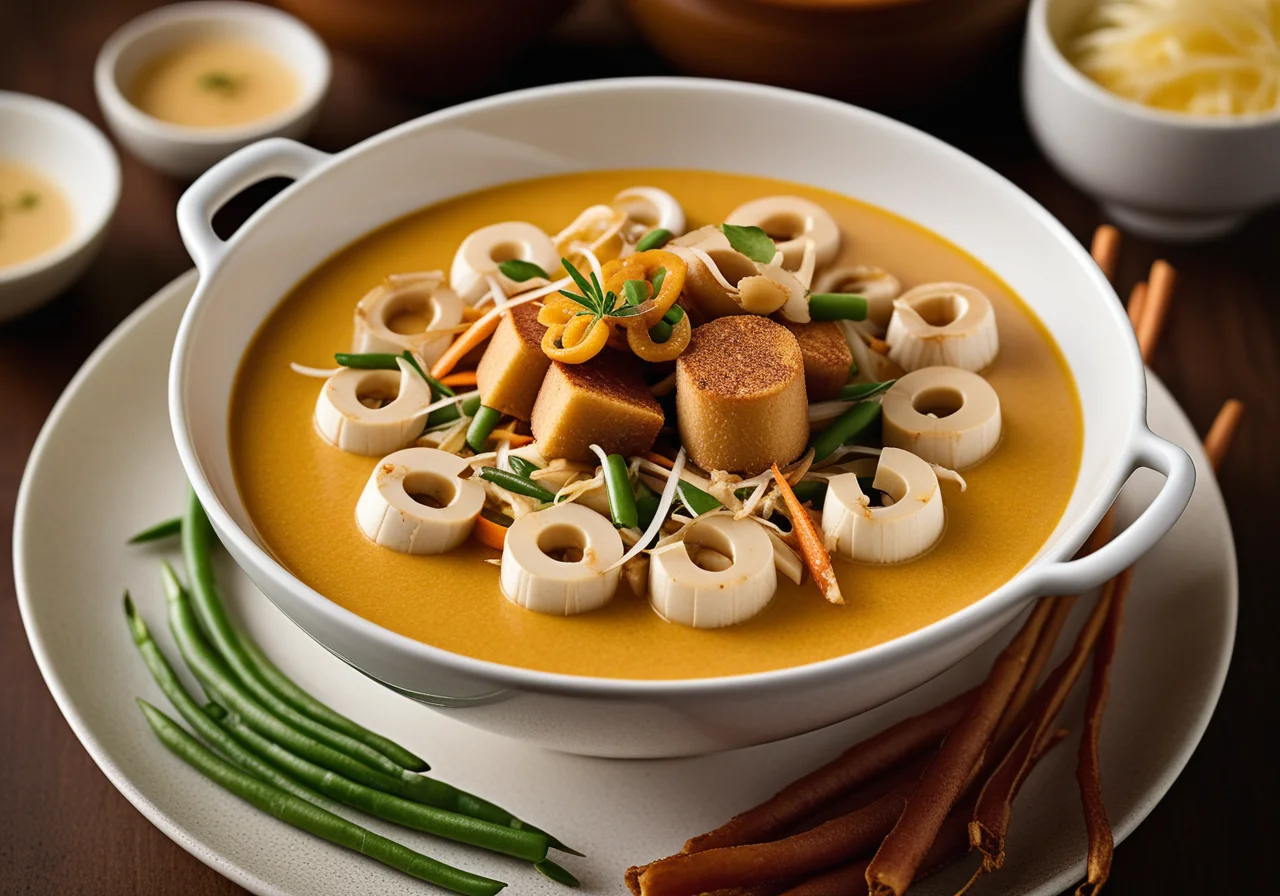 Curry Fondue with Coconut