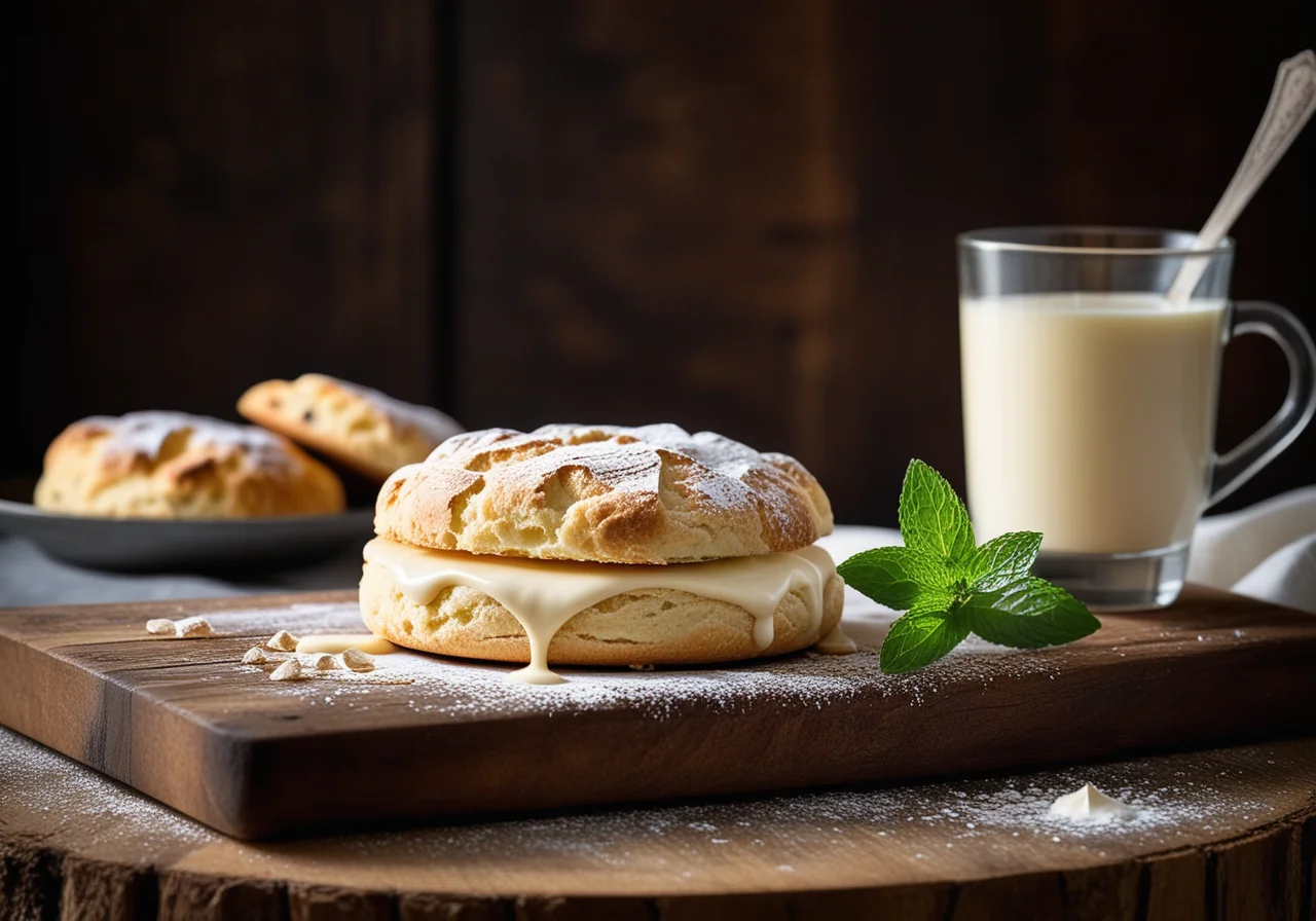 Scones with Cream Filling