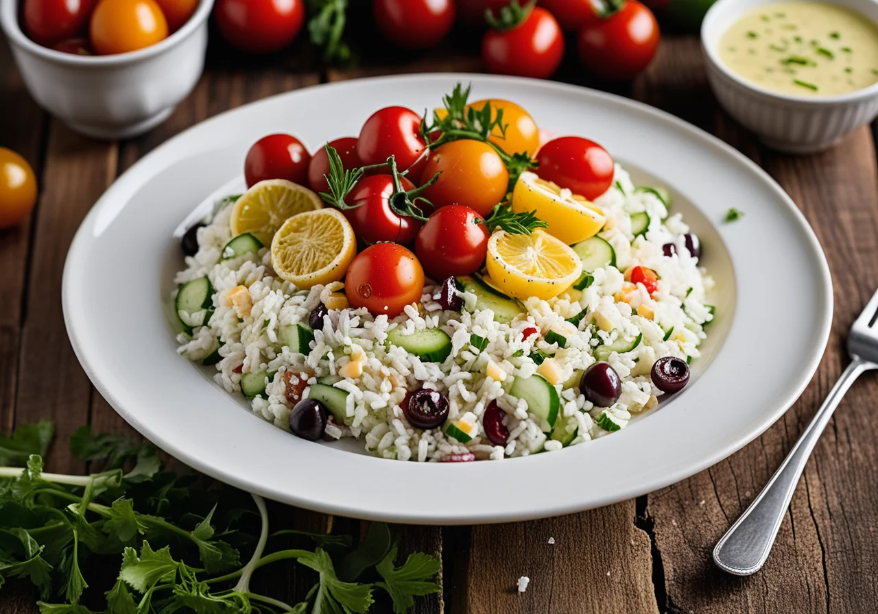 Greek Rice Salad