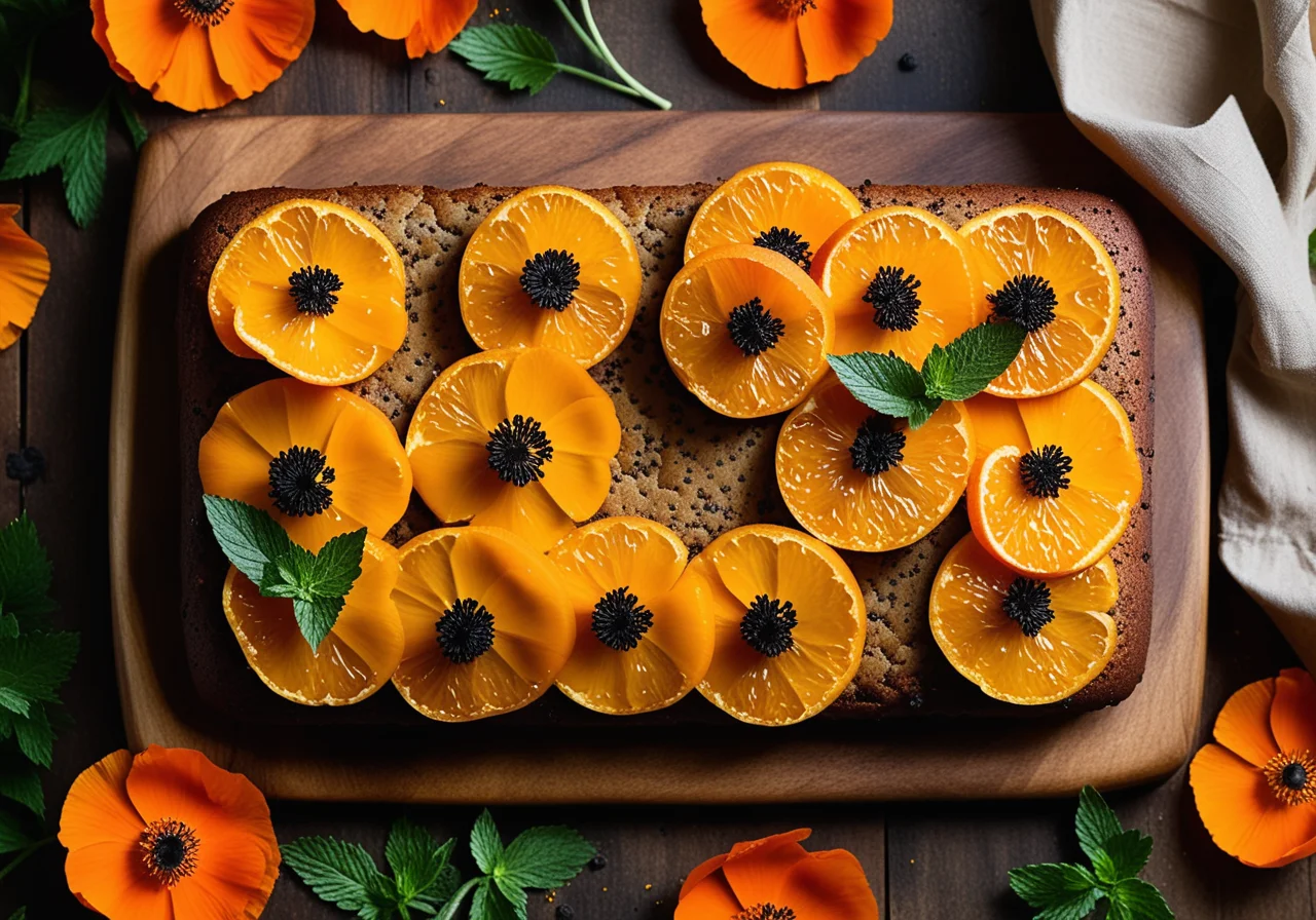 Orange Poppy Seed Cake