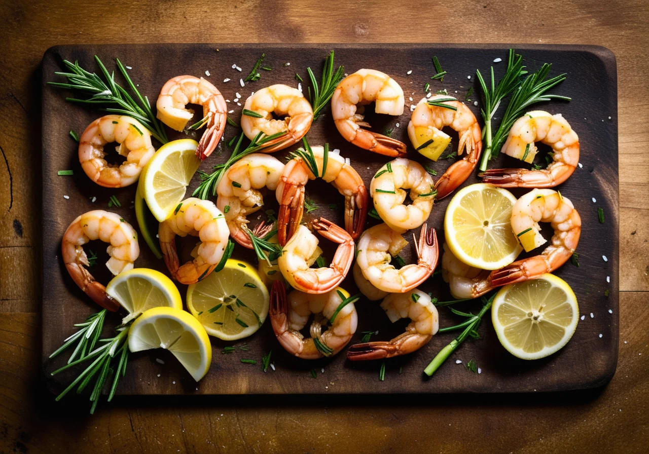 Shrimp in Garlic Oil