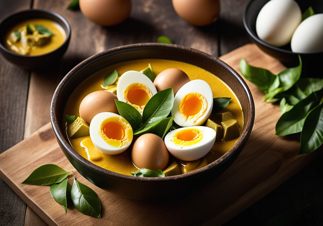 Coconut Curry with Eggs
