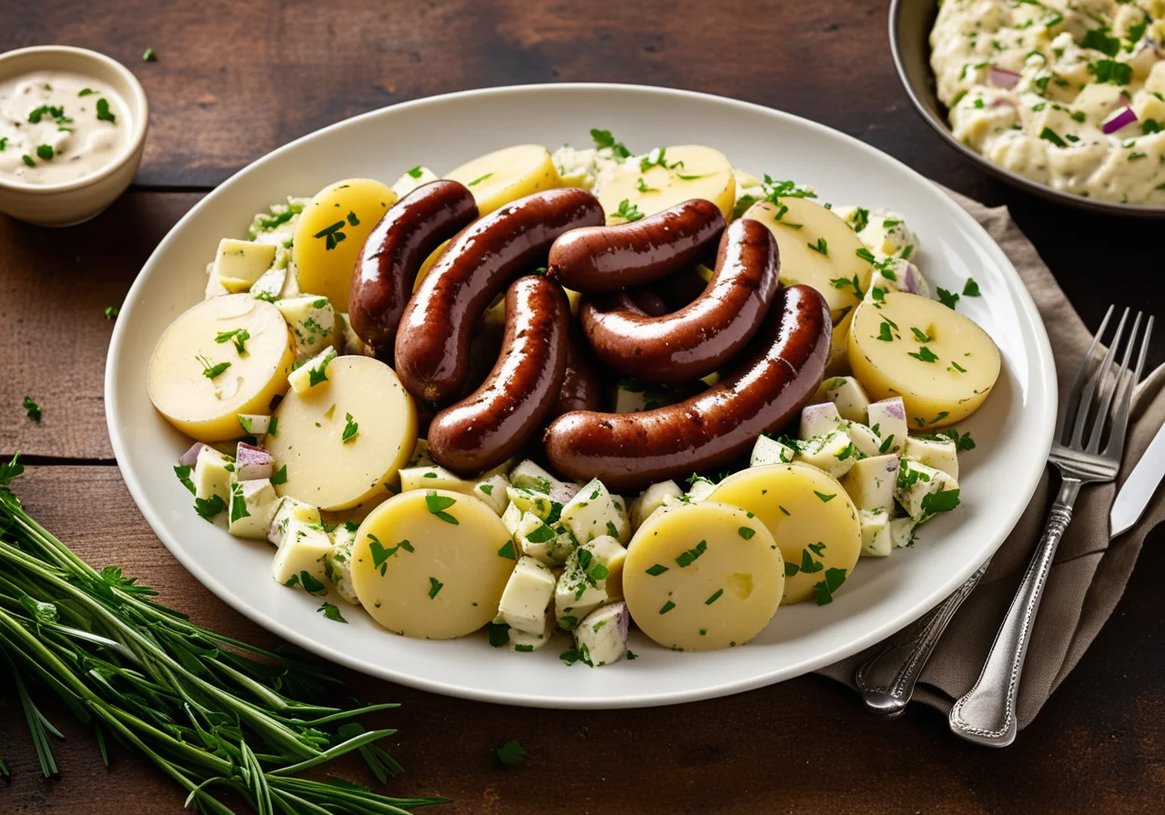 Bratwurst and Potato Salad