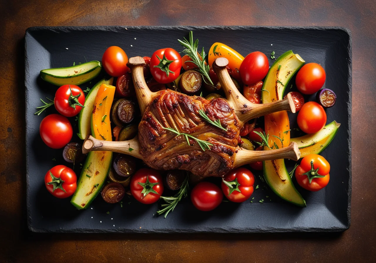 Lamb with Ratatouille