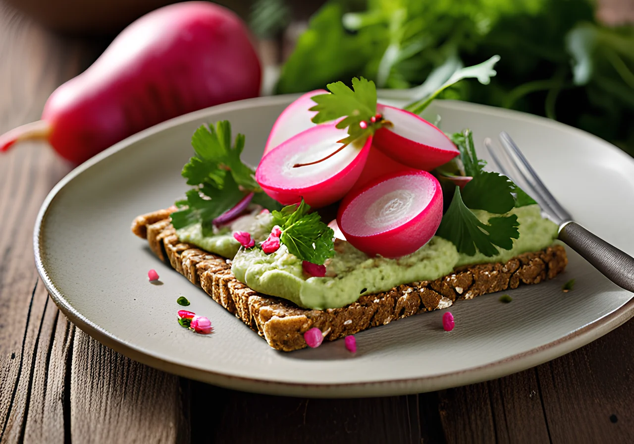 Crackers with Egg‑Avocado Spread