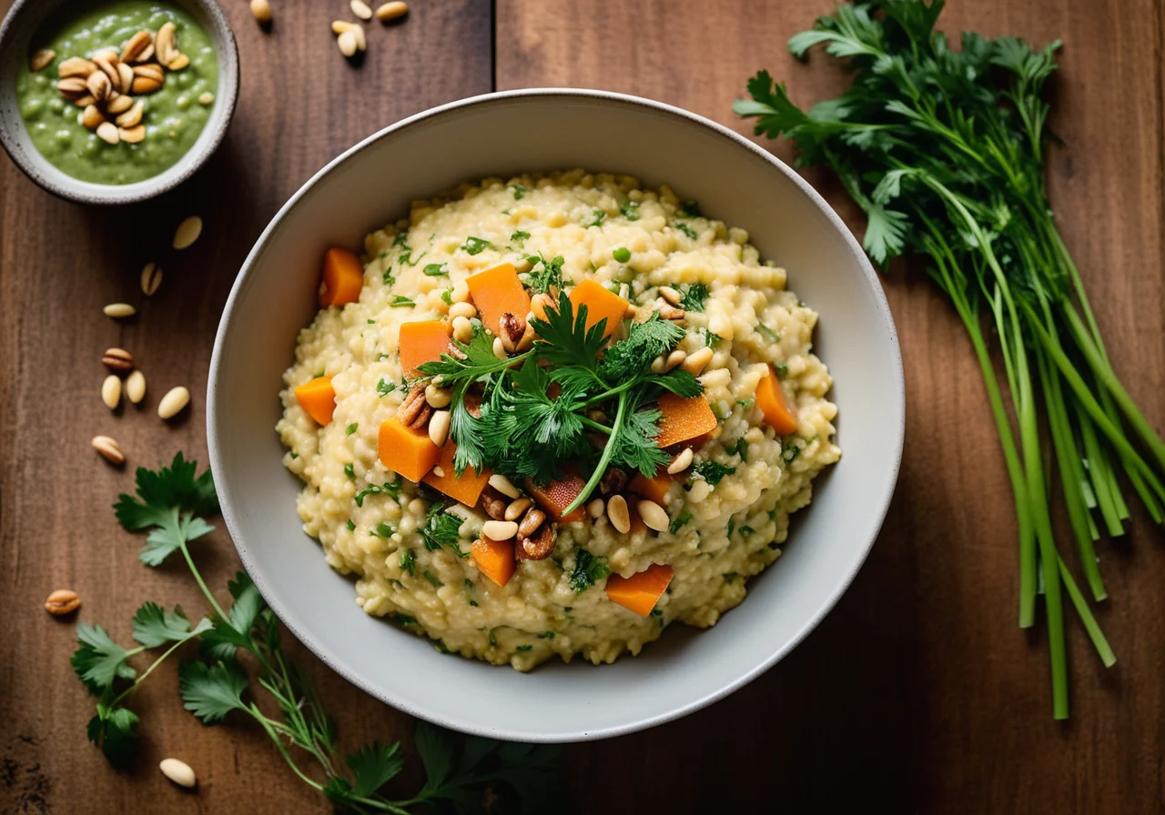 Hirschotto with Vegetables